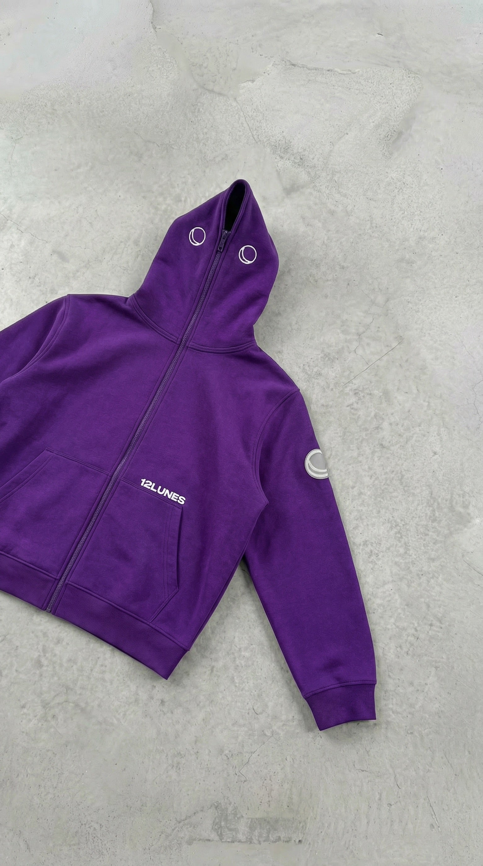 Full-Zip UltraViolet 12LUNES, sweat full-zip streetwear (5)