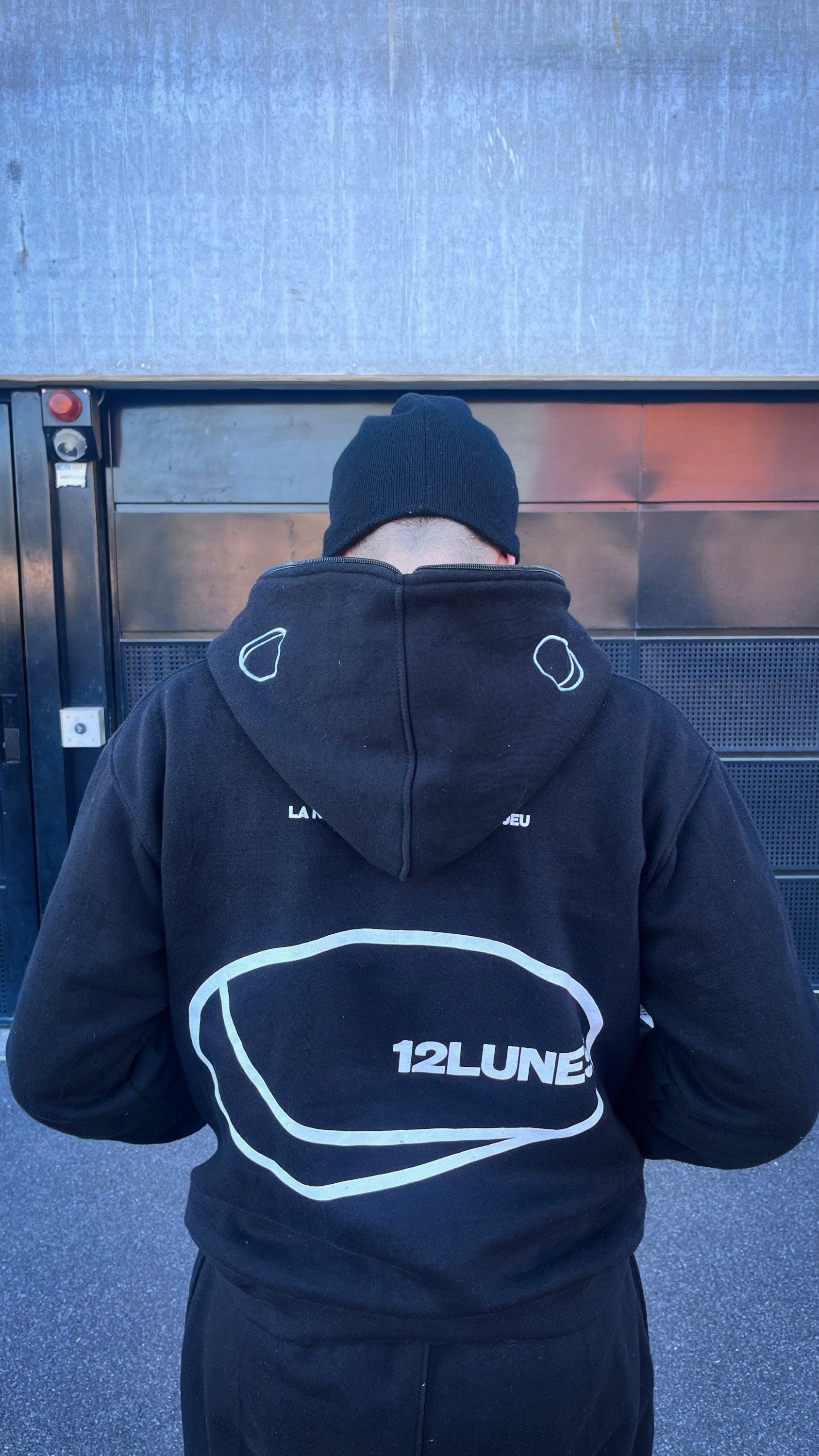 Full-Zip Noir