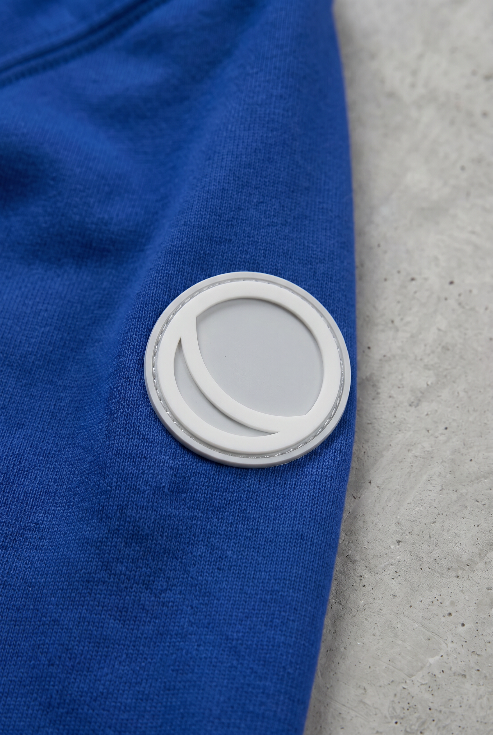 Full-Zip Cobalt 12LUNES, detail du patch